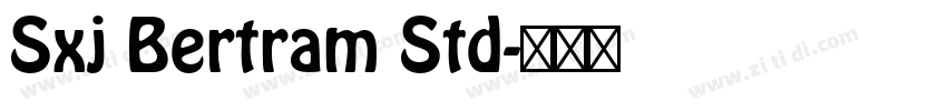 Sxj Bertram Std字体转换